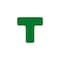 5S Supplies 5S Corner Markers, 2 in W., 6 in L., 0.003 in Thickness, 25 PK VST-ROUND-GREEN - alternate 1